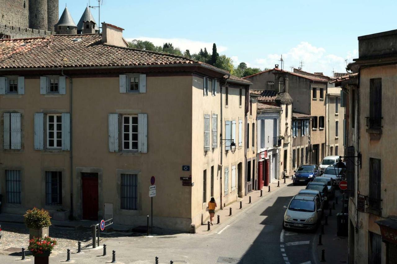 Les Gites De Laure - L'Or Vert, Appartement Avec Vue Sur Le Chateau, Parking Prive, Climatisation, Netflix, A 160 M De La Cite Medievale Carcassonne Bagian luar foto